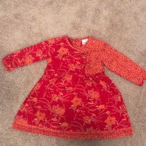 Patterned dress Hanna Anderson size 90